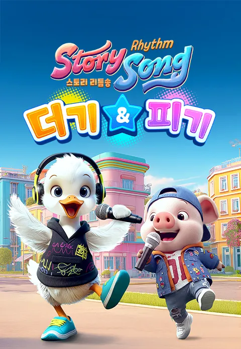 스토리 리듬송 - 더기 & 피기 포스터